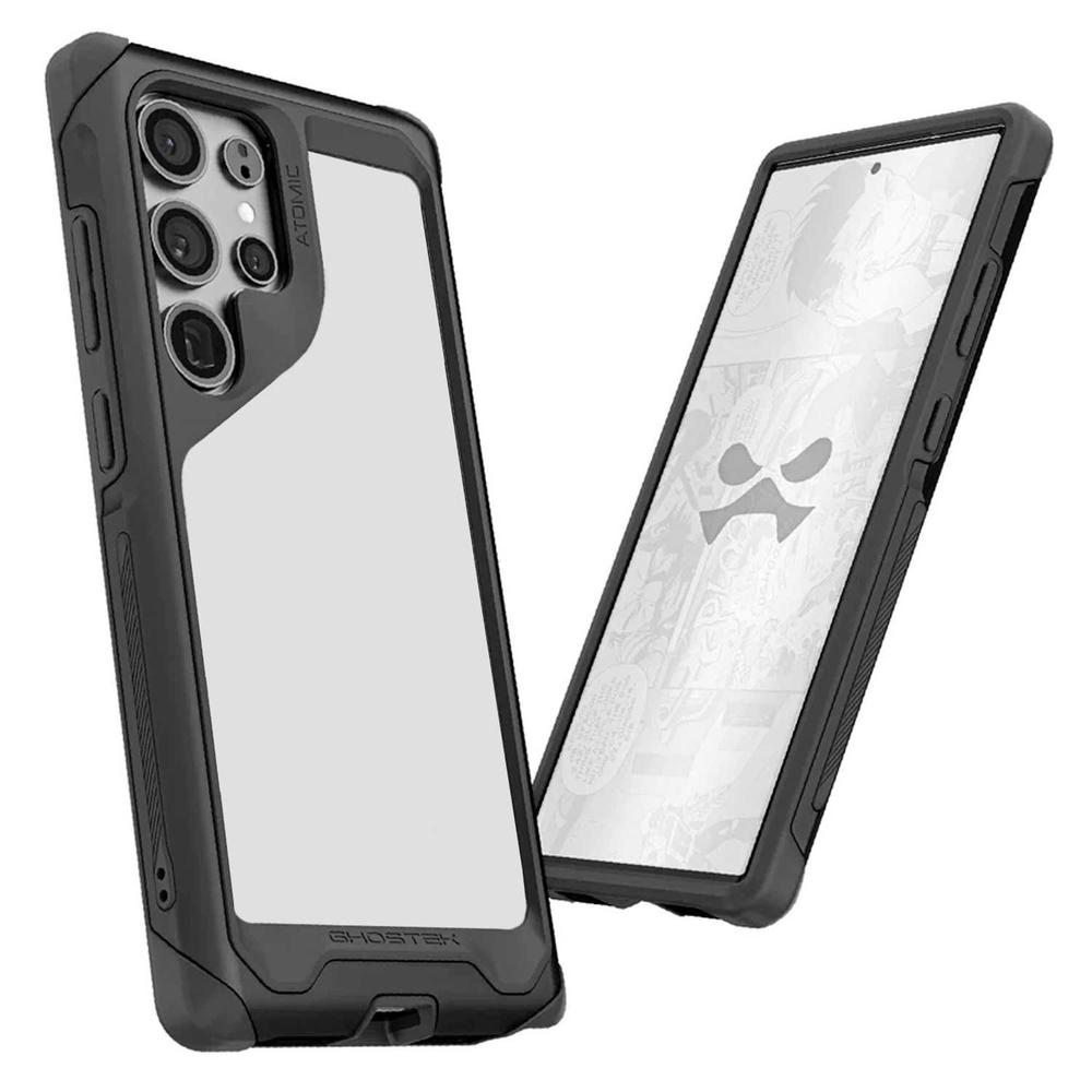 Foto 2 pulgar | Funda Ghostek Atomic Para Samsung S24 Ultra Negra Aluminio Transparente