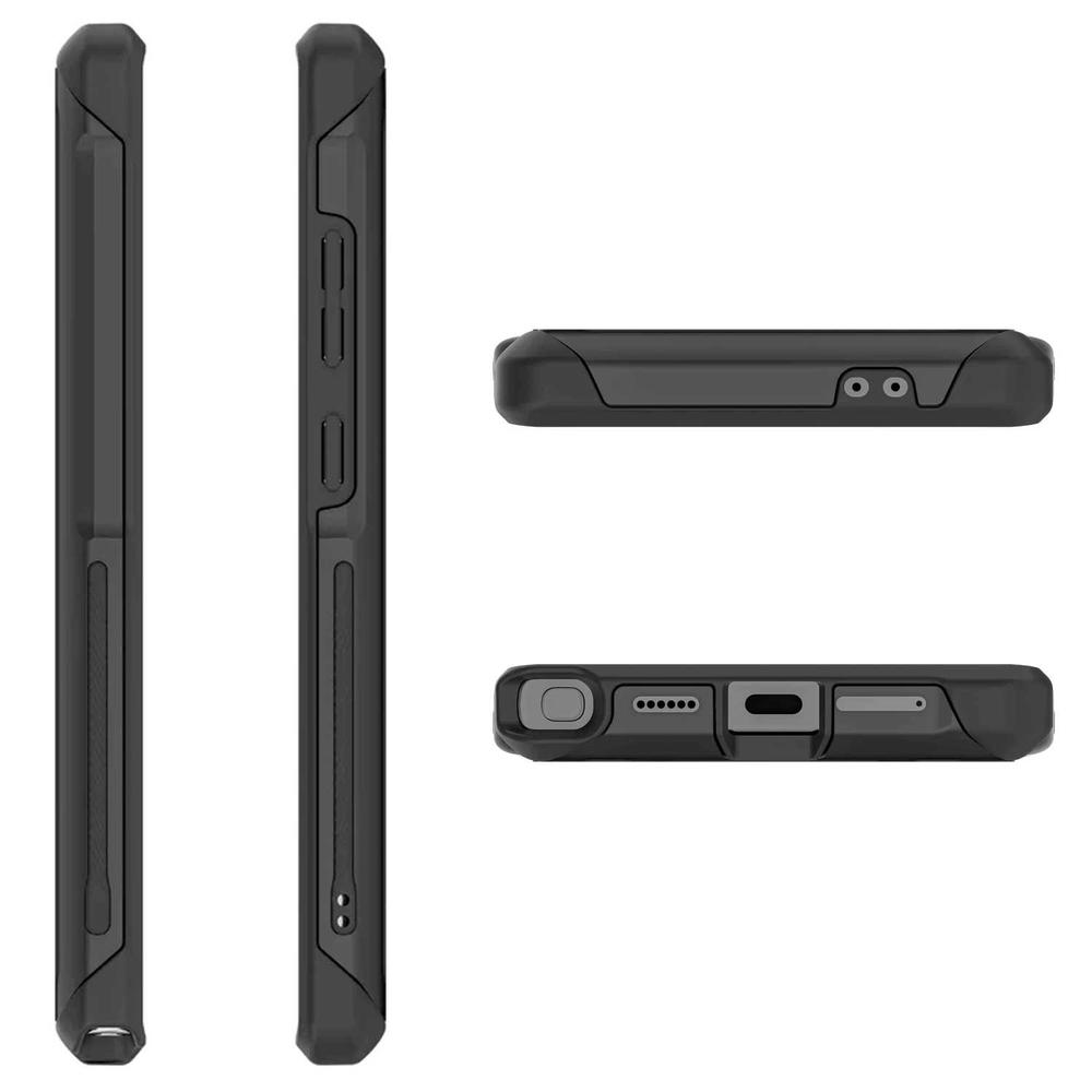 Foto 7 pulgar | Funda Ghostek Atomic Para Samsung S24 Ultra Negra Aluminio Transparente