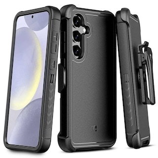 Foto 1 | Funda Mybat Maverick Clip Negra para Samsung S24 Plus