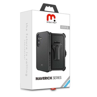 Foto 2 | Funda Mybat Maverick Clip Negra para Samsung S24 Plus
