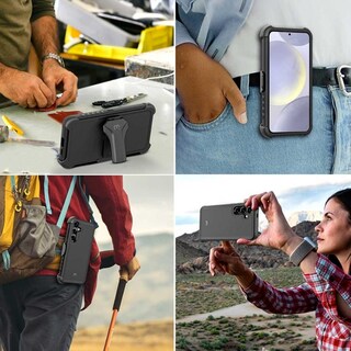 Foto 6 | Funda Mybat Maverick Clip Negra para Samsung S24 Plus