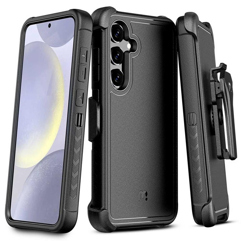 Foto 7 | Funda Mybat Maverick Clip Negra para Samsung S24 Plus