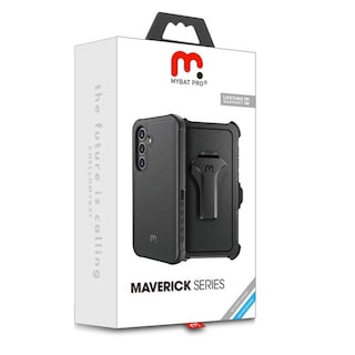 Foto 8 | Funda Mybat Maverick Clip Negra para Samsung S24 Plus