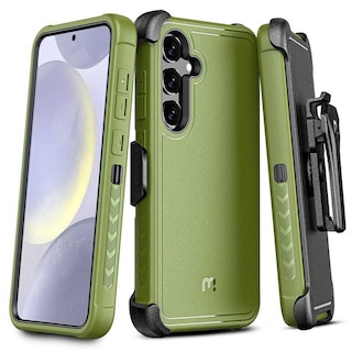 Foto 1 | Funda Mybat Maverick Clip Verde para Samsung S24