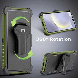 Foto 4 | Funda Mybat Maverick Clip Verde para Samsung S24