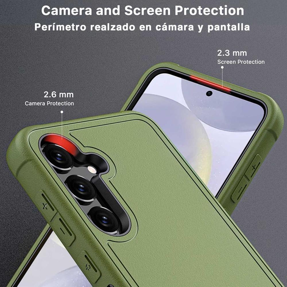 Foto 6 pulgar | Funda Mybat Maverick Clip Verde para Samsung S24