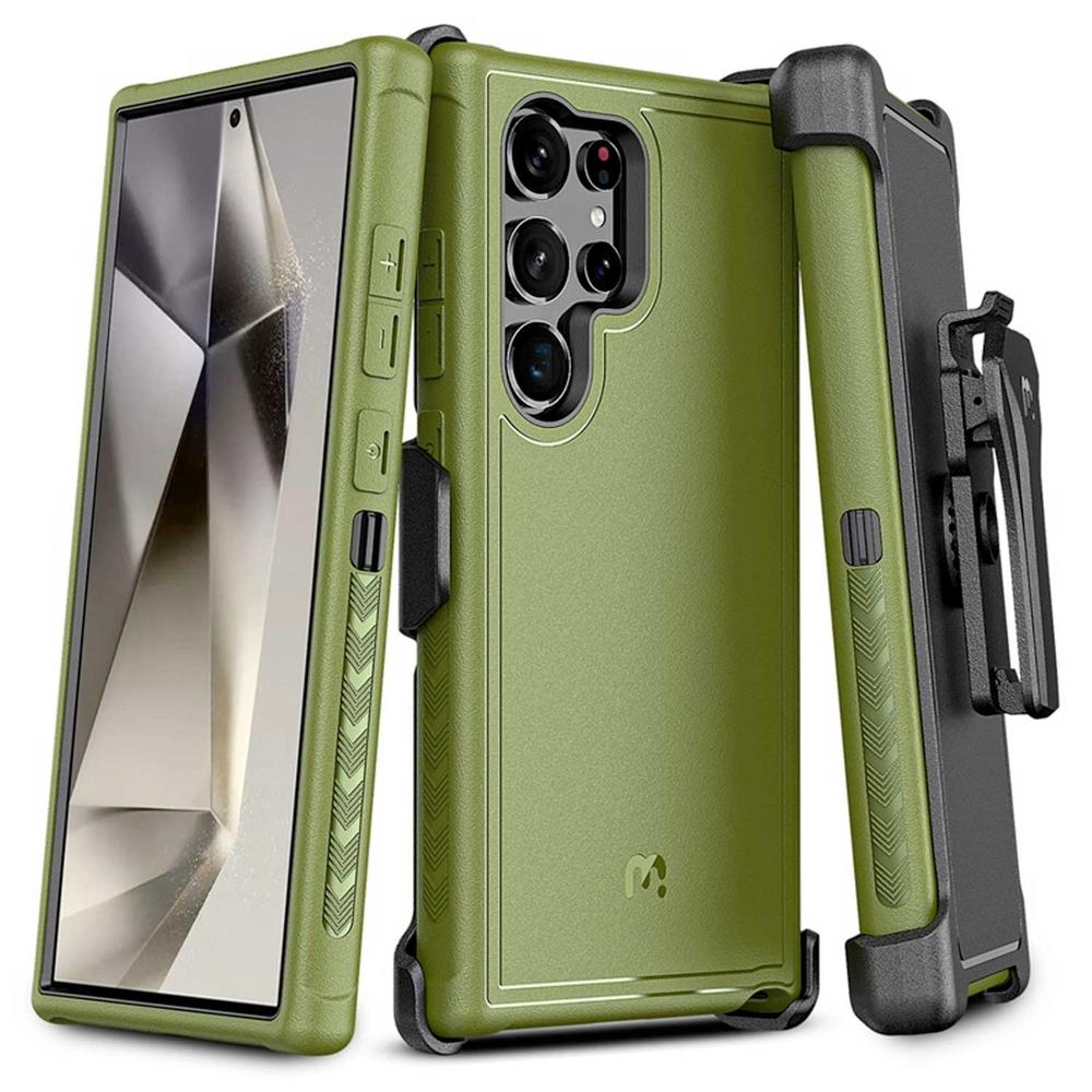 Foto 2 pulgar | Funda Mybat Maverick Clip para Samsung S24 Ultra Verde