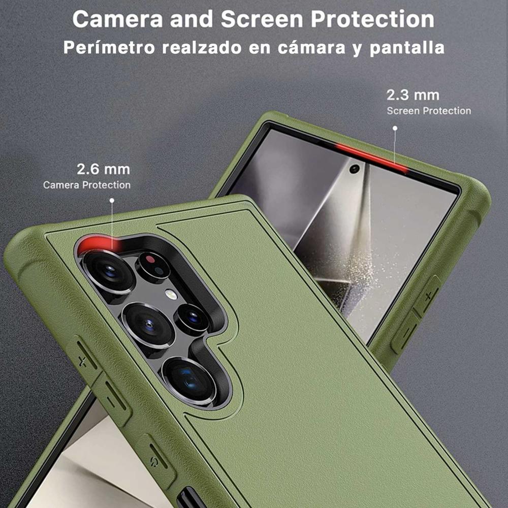 Foto 5 pulgar | Funda Mybat Maverick Clip para Samsung S24 Ultra Verde