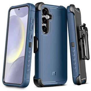 Foto 1 | Funda Mybat Maverick Clip Azul para Samsung S24 Plus