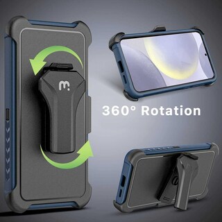 Foto 5 | Funda Mybat Maverick Clip Azul para Samsung S24 Plus