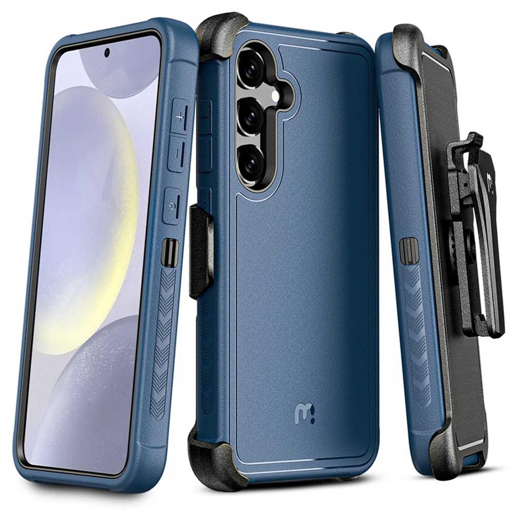 Foto 7 | Funda Mybat Maverick Clip Azul para Samsung S24