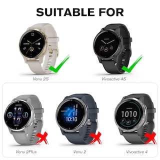 Foto 2 | Funda Protectora de Pantalla Compatible con Fintie para Garmin Venu 2s/vivoactive 4s - Venta Internacional