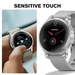 Foto 4 | Funda Protectora de Pantalla Compatible con Fintie para Garmin Venu 2s/vivoactive 4s - Venta Internacional