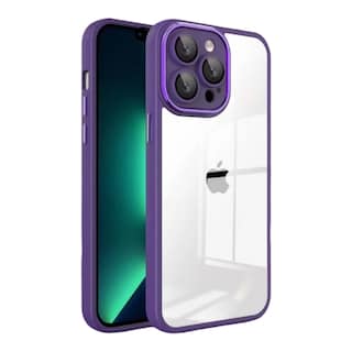Foto 1 | Funda para iPhone 15 Plus Transparente Púrpura TPU - Venta Internacional