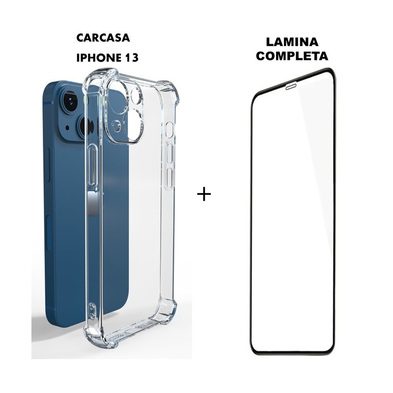 Kit De Carcasa Reforzada Y Lámina Completa Para Iphone - Venta Internacional.