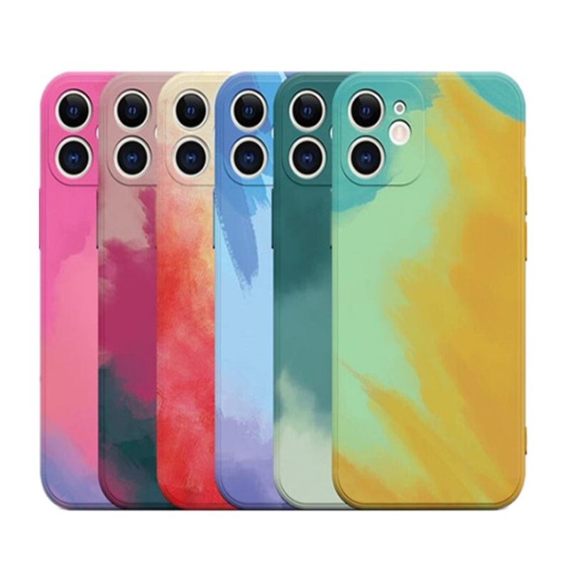 Foto 4 | Funda De Teléfono Para Iphone 12, Material De Silicona Tpu Tie Dye - Venta Internacional.