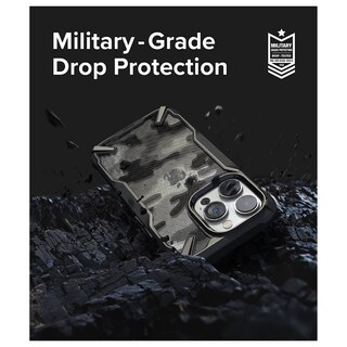 Foto 3 | Funda De Teléfono Ringke Fusion-x Para Iphone 14 Pro Max - Camo Black - Venta Internacional.