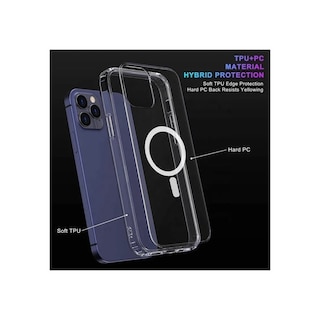Foto 2 | Funda De Teléfono Magsafe Premium Transparente Para Iphone 12 Pro Max - Venta Internacional.