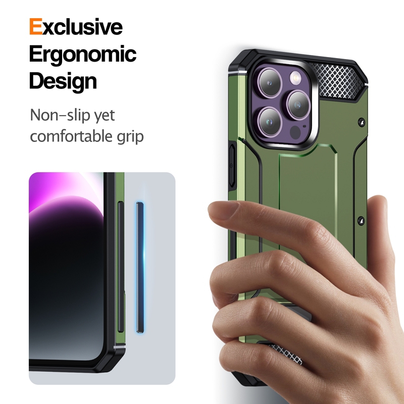 Foto 4 pulgar | Funda De Teléfono De Grado Militar Para Iphone 15/plus/pro/pro M - Venta Internacional.