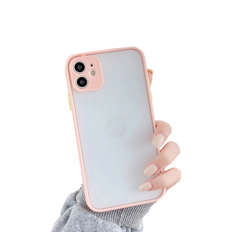 Foto 2 pulgar | Funda De Silicona Para Iphone 13 Rosa Mate Con Protección Total - Venta Internacional.