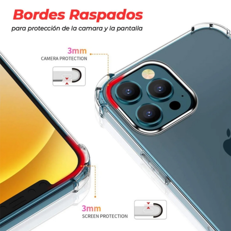 Foto 4 | Kit De Funda Para Iphone 14, Película De Vidrio Cerámico Y Cristal Para Cámara - Venta Internacional.
