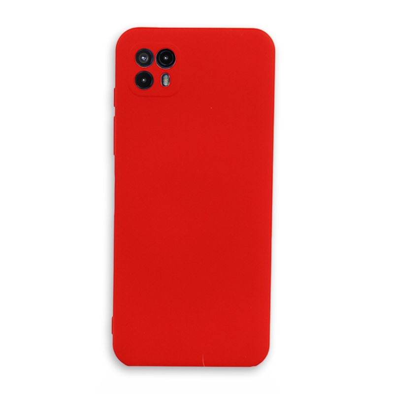 Funda Para Teléfono Motorola G50 5g De Silicona Roja Antidetonante - Venta Internacional.