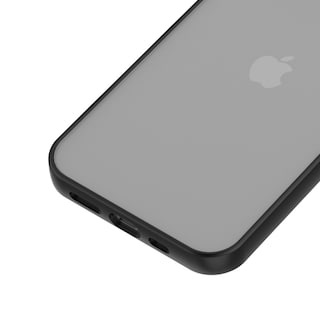 Foto 2 | Funda de TPU Negra Semitransparente para iPhone 15 Pro - Venta Internacional