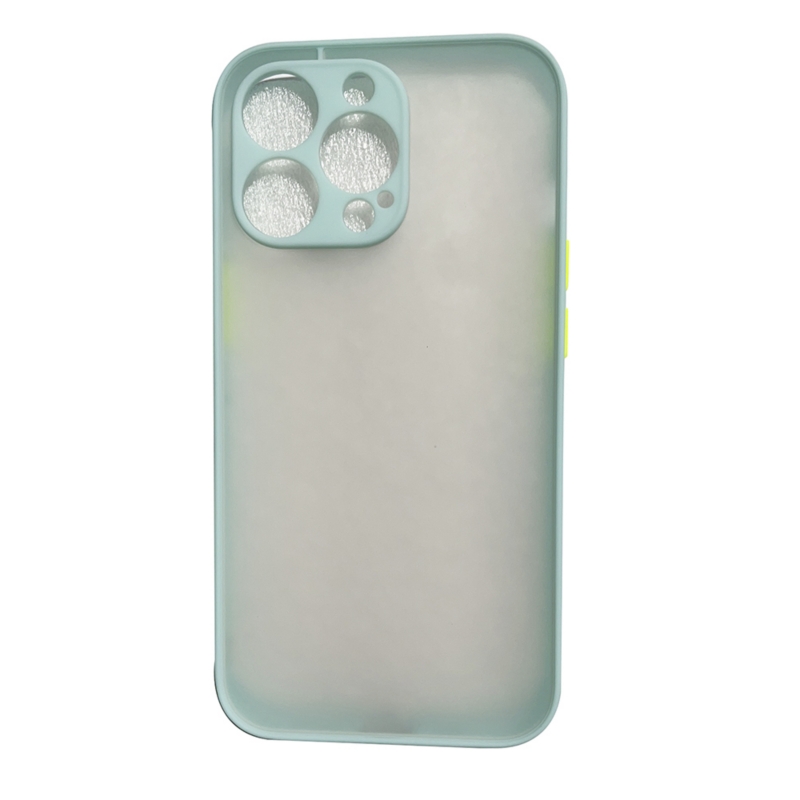 Foto 3 pulgar | Funda De Silicona Para Iphone 13 Matte Celeste Con Protección Total - Venta Internacional.