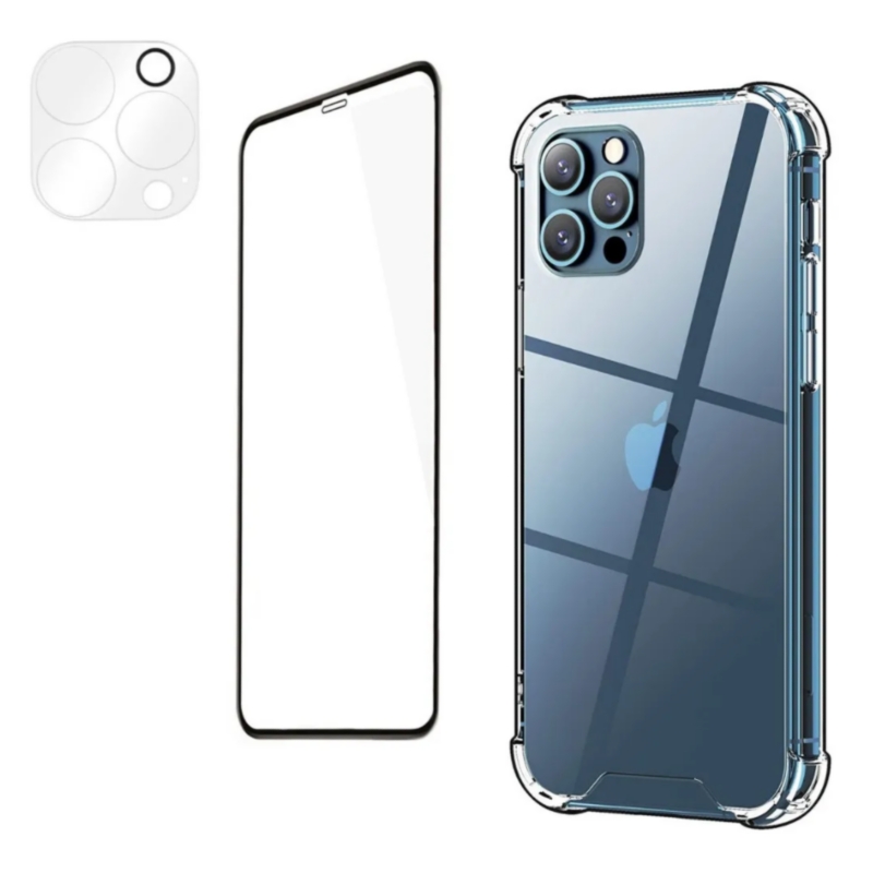 Kit De Funda, Protector De Pantalla De Hidrogel Y Cámara De Cristal Para Iphone 1 - Venta Internacional.