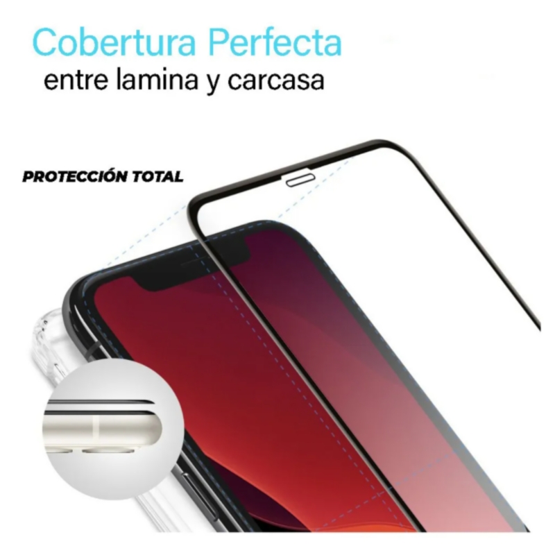 Foto 3 pulgar | Kit De Funda Para Iphone 11, Funda A Prueba De Golpes Y Película De Vidrio Cerámico - Venta Internacional.