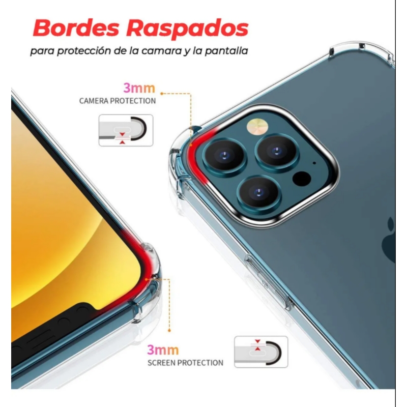 Foto 4 pulgar | Kit De Funda Para Iphone 11, Funda A Prueba De Golpes Y Película De Vidrio Cerámico - Venta Internacional.