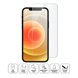 Foto 4 | Funda Con Lámina De Cristal Para Iphone 12 Mini, Antidetonante Y A Prueba De Golpes - Venta Internacional.