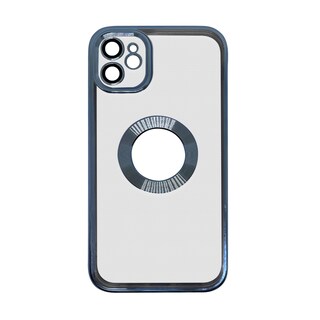 Foto 2 | Funda De Teléfono Genérica De Aleación Metalizada Azul Para Iphone 11 - Venta Internacional.