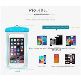Foto 4 | Funda Impermeable Para Teléfono, Carcasa Protectora Impermeable, Violeta - Venta Internacional.