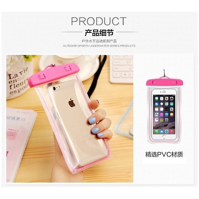 Foto 7 pulgar | Funda Impermeable Para Teléfono, Carcasa Protectora Impermeable, Violeta - Venta Internacional.