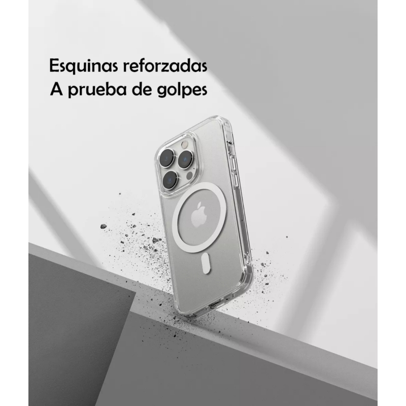 Foto 4 pulgar | Funda Magnética Antidetonante Para Iphone 15 Pro Con Cristal - Venta Internacional.