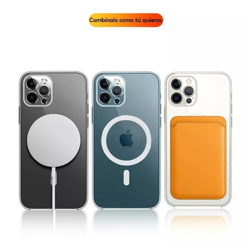 Foto 6 pulgar | Funda Magnética Antidetonante Para Iphone 15 Pro Con Cristal - Venta Internacional.