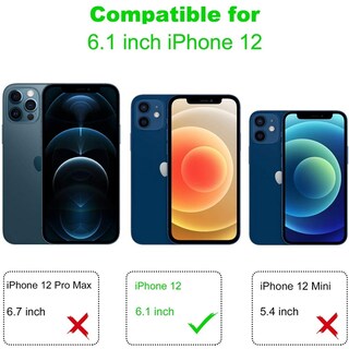 Foto 3 | Funda Full Lamina Magnética Transparente Para Iphone 12 - Venta Internacional.