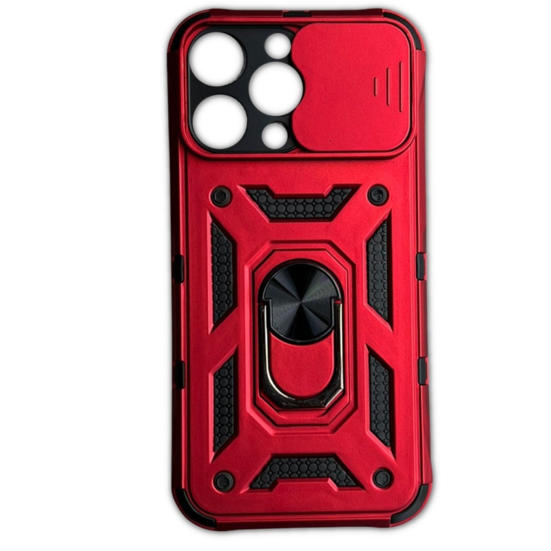 Funda Antidetonante Para Iphone 14 Pro Roja - Venta Internacional.