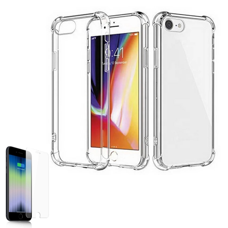Funda De Teléfono Y Vidrio Templado Para Iphone Se De Tercera Generación - Venta Internacional.