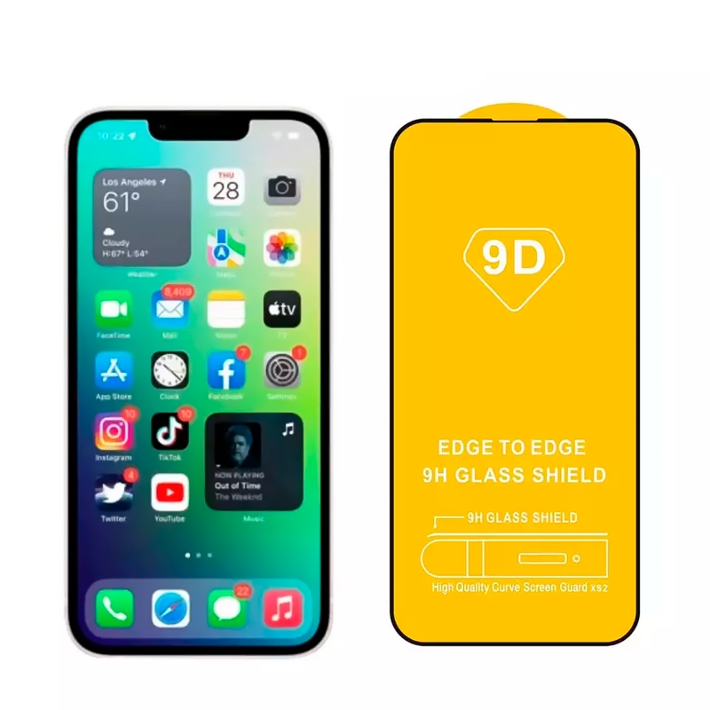 Foto 3 pulgar | Protector De Pantalla Y Funda Para Iphone 14, Película De Mica De Vidrio Completo - Venta Internacional.