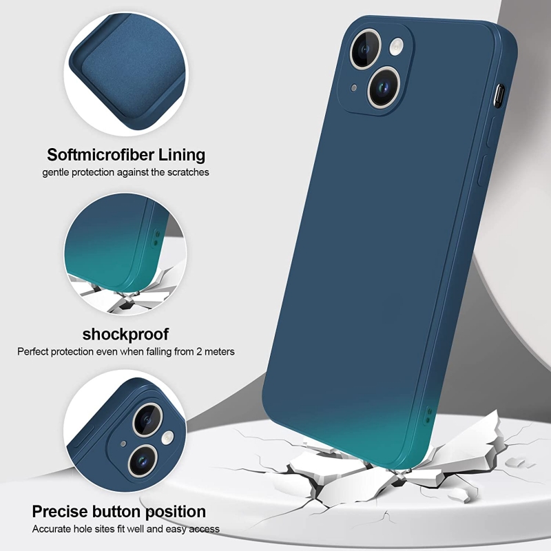 Foto 3 pulgar | Funda De Silicona Suave Antideslizante Para Iphone 14 - Venta Internacional.