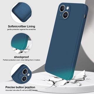 Foto 2 | Funda De Silicona Suave Antideslizante Para Iphone 14 - Venta Internacional.
