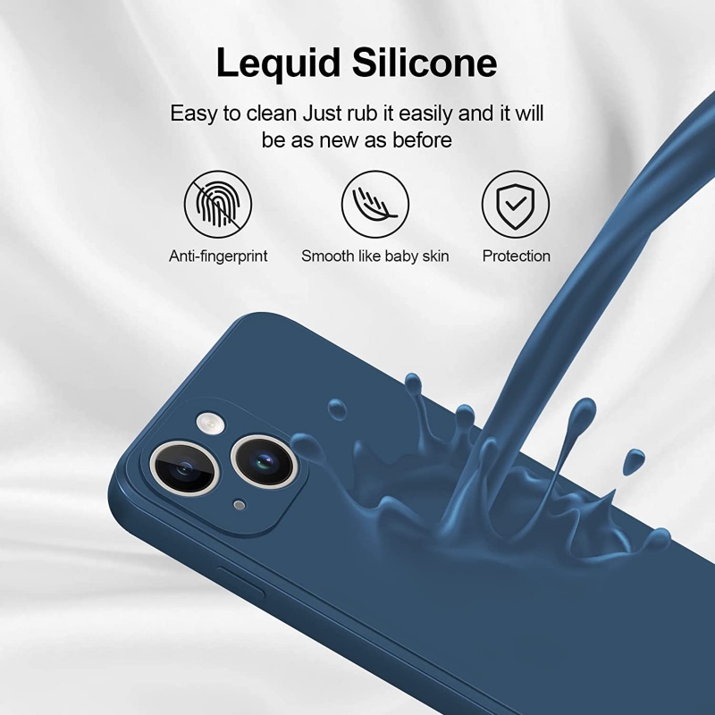 Foto 4 | Funda De Silicona Suave Antideslizante Para Iphone 14 - Venta Internacional.