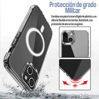 Foto 5 | Funda Magsafe Antichoque Transparente Para Iphone 11 - Venta Internacional.