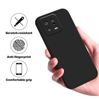 Foto 2 | Funda Protectora Antidetonante De Goma Para Xiaomi 13, Color Negro - Venta Internacional.
