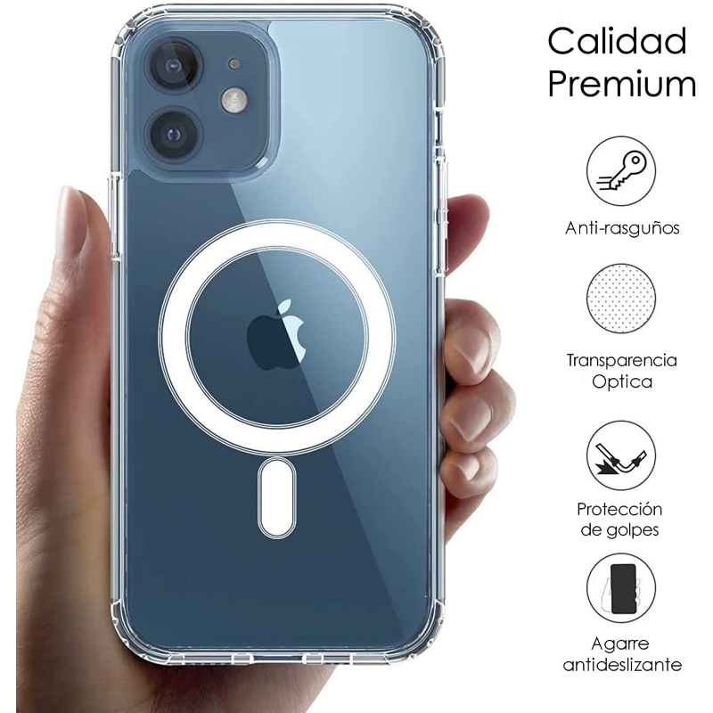 Foto 4 pulgar | Funda Full Lamina Magnética Transparente Para Iphone 11 - Venta Internacional.