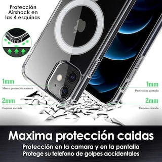 Foto 4 | Funda Full Lamina Magnética Transparente Para Iphone 11 - Venta Internacional.