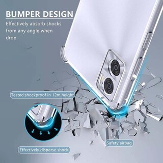 Foto 4 | Funda De Teléfono Y Vidrio Templado Completo Para Moto E22i Antichoque - Venta Internacional.