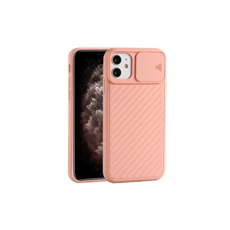 Foto 4 pulgar | Funda Protectora De Cámara De Silicona Para Iphone 12 Mini - Rosa - Venta Internacional.